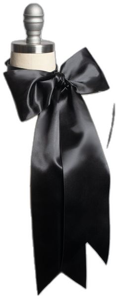 Elegant Black Satin Bow, Black Ribbon Bow For Evening, Satin Decorative Bow For Black Tie Events, Chic Satin Bow For Party, Satin Bow For Black-tie Events, Satin Bow Tie With Ribbon For Party, Elegant Party Bow Tie With Satin Finish, Black Detachable Bow Tie For Evening, Black Bow Tie With Detachable Bow For Evening