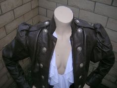 Ladies Lapel Crop Jacket — Pendragon Costumes Vintage Cropped Leather Jacket, Leather Cropped Jacket With Zipper Closure, Crop Jacket Pattern, Edgy Leather Cropped Jacket, Leather Crop Jacket, Tailored Single-breasted Cropped Jacket With Lapel Collar, Womens Cropped Jacket, Vintage Single-breasted Leather Jacket With Lapel Collar, Cropped Moto Jacket