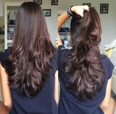 Haircuts For Long Hair With Layers, Long Hair Color, Long Layered Haircuts, Front Hair Styles, Long Brown Hair, Haircuts For Medium Hair, Haircuts Straight Hair, Hair Images, Hair Stylist Life