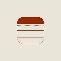 a brown and white striped card holder on a beige background