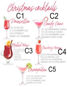 christmas cocktails for the holiday season