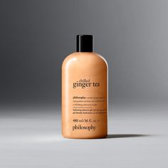 Escape In The Luxurious Lather Of Our Ultra-creamy, Iconic Philosophy Bath & Shower Gel, Upgraded With Our Skin-hugging Moisture Complex For All-day Hydration. 16 Oz. Transport Yourself To A Moment Of Self-care With The Ultra-creamy, Iconic Philosophy Shower Gel, Upgraded With A Skin-hugging Moisture Complex For Intense Hydration That Won’t Be Rinsed Off Yet Doesn’t Leave The Feel Of A Film Or Residue. The Moisture-barrier-respecting Formula Efficiently Cleanses, Soothes, And Comforts Dry Skin, While A Zesty Citron, Sage And Marine Accord Scent Ignites A Sense Of Wonder. - - Apply The Scented Shower Gel All Over Body And Rinse. For Bath, Drizzle Under Water. . . Chilled Ginger Tea Hydrating Shower Gel - 16 Oz - Philosophy. - Philosophy. Philosophy Shower Gel, Candied Ginger, Ginger Tea, Bath Shower, Skin Care Women, Shower Gel, Shower Bath, Dry Skin, Self Care