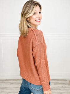 Add a touch of edgy style with our Distressed Detail V-Neck Pullover Sweater. Featuring unique distressed accents and a classic V-neck design, this sweater blends a relaxed, worn-in look with modern comfort. Perfect for layering and versatile enough for various outfits, it's an ideal choice for bulk orders to meet the demand for on-trend, casual fashion. Fabric Contents 60%POLY, 40%ACRYLIC Trendy Soft Knit V-neck Sweater For Fall, Fall V-neck Sweater For Layering, V-neck Sweater For Fall Layering, V-neck Sweater For Fall, Fall Layering V-neck Sweater With Open Knit, Fall Open Knit V-neck Sweater, Fall Layering Open Knit V-neck Sweater, Fall V-neck Open Knit Sweater, V-neck Sweater For Layering In Fall