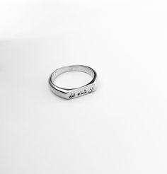 "Pinky ring, Engraved ring, Initial Ring, Personalized Ring, Stacking Ring, small sizes 2,3,4 The ring made of 18K Gold plated Black Engraved : letter/s, word, name in any language Choose your size , and your word / name. let me know in the \"note to seller\" during checkout what you want. The product will arrive to you packed in gift box and padded envelope to maintain the product Our jewelry are water resistant and comes with 1 year warranty Thank you for your interest. Please check out our other items and be sure to add us to your favorites! https://www.etsy.com/shop/Limajewelry We look forward to the opportunity of serving you." Engraved Rings Personalized, Ring Initial, Engraved Ring, Letter Ring, Your Word, Personalized Ring, Ring Stacking, Initial Ring, Large Ring