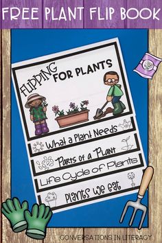 a plant book with the title free plant flip book