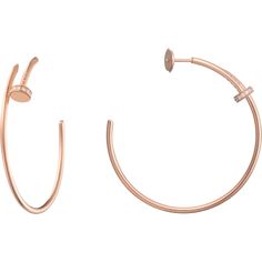 Juste Un Clou Earrings, Cartier Juste Un Clou, Earrings Big, Rose Gold Earrings, Gold Set, Brilliant Cut Diamond, 18k Rose Gold, Pink Gold, Cartier