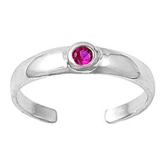 Satisfaction Guaranteed Full Refund Policy Free Shipping Store Home Ask a Question Metal: Sterling Silver Band Width: 2mm Stone Type: Ruby CZ Condition: New All our silver jewelry is crafted from .925 silver also commonly referred to as sterling silver. Sterling silver is the standard for beautiful high-quality silver jewelry and cannot be replicated by lower priced silver plated jewelry. It is 92.5% pure silver, mixed with alloys to add strength and durability to stand the test of time. Sterling Silver Toe Rings, Wholesale Silver Jewelry, Silver Toe Rings, Round Solitaire, Titanium Jewelry, Toe Ring, Silver Plated Jewelry, Sterling Silver Bands, Toe Rings