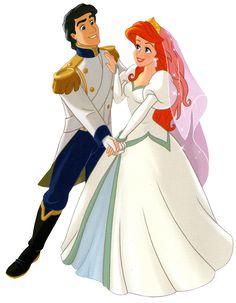 the princess and the frog are in their wedding dress, which says yes i do