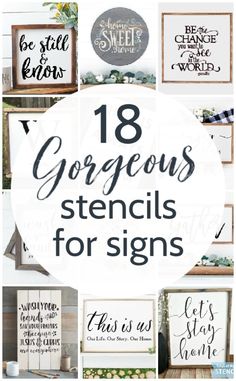 Paint Curtains, Free Stencils Printables, Stencils Tutorials, Cricut Stencils, Stencil Vinyl, Wooden Signs Diy