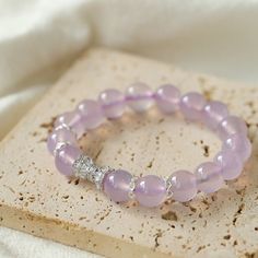 Dreamy Purple Chalcedony With Full Diamond Small Waist Bracelet - floysun Waist Bracelet, Purple Chalcedony, Edison Pearls, Onyx Bracelet, Tiger Eye Stone, Recycled Sterling Silver, Sparkle Diamonds, Small Waist, Stone Necklace