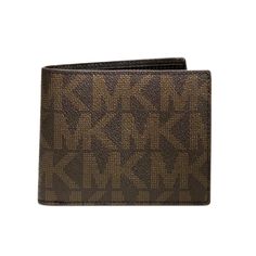 Authentic Brand New Michael Kors Jet Set Men Monogram Wallet. Bundle To Save! Classic Business Wallet With Logo, Business Leather Wallets With Logo, Leather Bifold Wallet With Logo, Classic Rectangular Wallet With Logo, Classic Tan Business Wallets, Brown Wallets With Logo For Everyday Use, Brown Rectangular Wallet With Logo, Designer Brown Wallet With Coin Pocket, Michael Kors Luxury Bifold Wallet