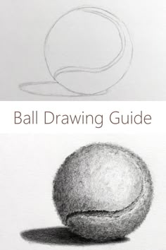 How to Draw Balls & Spheres Shaded Sphere Drawing, Sphere Objects, Balls Drawing, Still Life Pencil Shading, Round Drawing, Linear Perspective Drawing