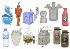 Drawing spooky scary monster food Monster Food, Spooky Food, Props Concept, Props Art, Concept Art Drawing, Fantasy Concept Art, Prop Design