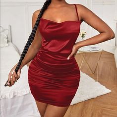 @Rezou - Different colors of dresses❤️🤍💛🧡🖤💙💗💜🛒🛍 - Benable Dresses Shein, Red Dresses, Red Dress, Different Colors, With Friends, Red, Dresses, Color