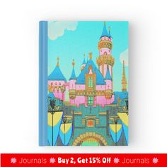 a book with an image of a castle on the cover and text that reads journals 2 get 15 % off journal