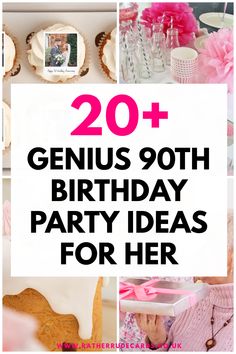 DIY creative 90th birthday party ideas for for older women 90th Party Ideas, 90 Year Old Birthday Ideas, Womens 90th Birthday Party Ideas, Ideas For A 90th Birthday Party, 90 Year Old Birthday Party Ideas Mothers, 92 Birthday Party Ideas, 86 Birthday Party Ideas, 90th Birthday Party Ideas For Grandma Decorations, 90 Birthday Party Ideas Decoration Women