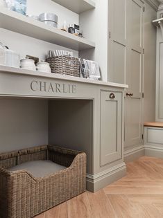 the kitchen is clean and ready to be used as a place for food or drink