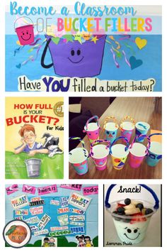 the back to school bucket list is filled with fun activities, books and crafts for kids