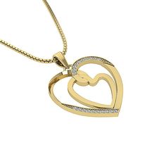 Natural Earth-mined Diamond Gold Jewelry. 100% Customer Satisfaction Guarantee or Money Back. Free Shipping with in USA. This Double heart pendant has a dainty design, and it's perfect for an anniversary gift.In gold rose, white or yellow, two hearts twist together, complimented by diamond accents.Give her your heart with this diamond pendant necklace. Diamond Information: Diamond Pcs : 20 Pieces Diamond Carat : 0.30 Carats Diamond Shape : Round Diamond Cut : Round Brilliant Ideal Cut Diamond Co Luxury Rose Gold Heart Necklace For Anniversary, Yellow Gold Jewelry For Valentine's Day Anniversary, Luxury Open Heart Necklace For Anniversary, Valentine's Day Anniversary Gift Hallmarked Necklace, Luxury 14k Gold Heart Necklace For Anniversary, Yellow Gold Diamond Heart Necklace For Valentine's Day, Double Heart Diamond Necklace In Yellow Gold, Yellow Gold Double Heart Necklace For Mother's Day, Luxury Necklace For Anniversary On Valentine's Day