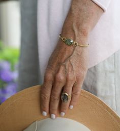 Monika Krol Olive Rustic Diamond Bracelet – Meeka Fine Jewelry Gold Oval Bracelet With Bezel Setting, Oval Gold Bracelet With Bezel Setting, Gold Bangle With Rose Cut Diamonds, Yellow Gold Bracelet With Rose Cut Diamonds, Yellow Gold Oval Bangle With Gemstone, Scissor Cut, Sparkle Bracelet, Warm Yellow, Newport Ri