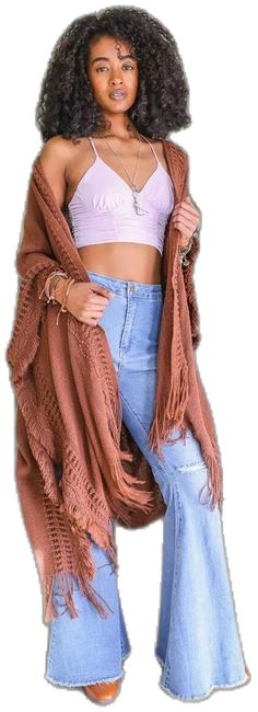 Non-stretch Brown Outerwear For Spring, Fall Brown Acrylic Outerwear, Brown Fall Beach Outerwear, Fall Brown Beach Outerwear, Fall Beach Brown Outerwear, Bohemian Acrylic Outerwear For Fall, One Size Brown Outerwear For Beach, One Size Brown Beach Outerwear, Cardigans For Women