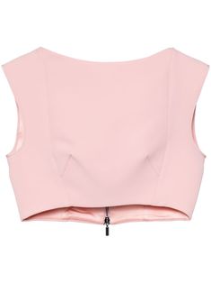 light pink jersey texture contrasting trim round neck rear two-way zip fastening cap sleeves cropped straight hem satin lining Pink Jersey, Contrasting Trim, Yoko London, City Dress, Airport Fashion, Summer Beach Wear, Exclusive Fashion, Ski Wear, Lady Dior