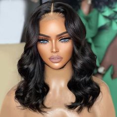 PRICES MAY VARY. 【Bob Wig Human Hair】13x4 wigs for black women human hair glueless,No tangle, no shedding, no bad smell, can be dyed and blenched as you like,180 Density, Full And Thick, Neat And Nice, Easy To Install,enough to satisfy your daily use. 【13x4 Big Frontal Lace Wig Material】100% remy human hair ,the Virgin Hair comes from young ladies,soft and smooth,can be dyed, bleached, curled, straightened and restyled as you like. 【HD Lace Front Wigs Human Hair】Cap Size - There are clips in the Closure Wig Straight Hair, Wedding Hair Wig, 16 Inch Body Wave Wig, 18inch Wig, Virgin Hair Color, Hair Lookbook, Elegance Hair, Bday Shoot, Glueless Lace Front Wigs