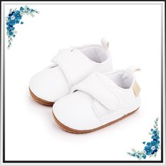 👶👟 Welcome to Our Cute Baby Shoes Store! 👟👶 Discover the perfect blend of comfort, style, and safety for your little ones at our enchanting Baby Shoes Emporium. We specialize in an adorable array of footwear designed to accompany your baby's every step with love and care. Explore Our Collections: 🌈 Leather Baby Shoes: Crafted from the finest materials, our leather baby shoes provide a luxurious touch while ensuring your little one's delicate feet are wrapped in softness. 👣 Baby Boy Shoes: Stylish and sturdy, our baby boy shoes are designed to withstand playful adventures while keeping your little man in vogue. 🎨 Canvas Baby Shoes: Add a pop of color to your baby's wardrobe with our canvas collection, combining style and flexibility for those lively moments. 👶 Crawling Shoes: Specia Non-slip White Booties For Babies, Cute White Booties With Soft Sole, White Soft Sole Booties For First Birthday, White Non-slip Booties With Round Toe, Cute White Slip-on Booties, White Slip-on Cute Booties, Comfortable Non-slip White Booties, White Booties For First Birthday In Spring, White Booties For First Birthday Spring