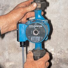 a man is working on an electric device