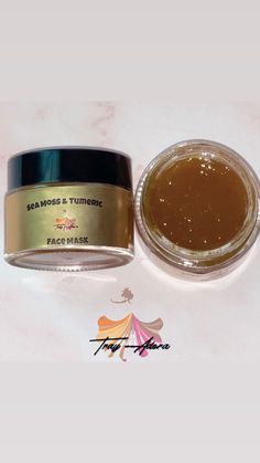 Our Combination of Wild Crafted Sea Moss, Organic Turmeric Powder, Pure Raw Organic Honey is great for acne, scarring, dark spots and inflammation Organic Turmeric Powder, Turmeric Face, Acne Scarring, Turmeric Face Mask, Turmeric Powder, Organic Turmeric, Organic Honey, Sea Moss, Facial Skin Care