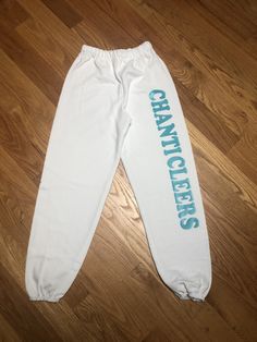 Custom sweatpants perfect for repping your school, sorority, etc. Whatever you need, we can customize it for you. Cheap White Sweatpants With Letter Print, Star Sweatpants, Custom Sweatpants, Custom Shot Glasses, College Apparel, White Smile, Black Sweatpants, University College, Grey Sweatpants