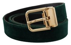 DOLCE & GABBANA Gorgeous brand new with tags, 100% Authentic Dolce & Gabbana belt comes with high-quality velvet material featuring a gold tone metal buckle closure. A unique eye-catching belt full of character. Material: Velvet SIZE: Tag size 85 cm / 34 inch Color: Green Width: 2.5 cm Made in Italy Emerald Velvet, Dolce Gabbana Belt, Velvet Belt, Designer Belt, Dolce E Gabbana, Velvet Material, Dolce And Gabbana Man, Metal Logo, Mens Green