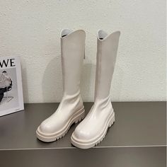 Shipping: Worldwide Express Shipping AvailableDelivery time: 7-15Days Fast ShippingReturns: Fast refund, 100% Money Back Guarantee.SPECIFICATIONSBrand Name: UETEEYBoot Type: Riding, EquestrianShaft Material: PUOutsole Material: RubberUpper Material: PUOrigin: Mainland ChinaCN: ZhejiangSeason: WinterInsole Material: FabricHeel Type: Square heelLining Material: PlushBoot Height: Knee-HighItem Type: BOOTSFashion Element: FurDepartment Name: ADULTToe Shape: round toeHeel Height: Med (3cm-5cm)With Platforms: YesPlatform Height: 0-3cmStyle: Noveltyis_handmade: YesPattern Type: SolidFit: Fits true to size, take your normal sizeClosure Type: ZIPpunk boots women heels: Boots for girls womenelegant woman heeled shoes: new in womens bootsgothic boots: luxury shoeshigh heels: womens autumn boots Trendy Beige Boots With Round Toe, Trendy Beige Martin Boots With Round Toe, Trendy Beige Round Toe Boots, Winter Martin Boots With Wide Calf And Round Toe, Winter Platform Knee-high Boots With Round Toe, Winter Knee-high Closed Toe Boots, Winter Knee-high Boots Medium Width Closed Toe, Trendy Spring Knee-high Boots With Round Toe, Cream Platform Boots With Round Toe For Winter