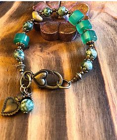 Green agate bracelet Bracelets size is 17cm please send me message with your order if you need different size 😊 Bulky Bracelets, Small Macrame, Wire Bracelets, Lampwork Jewelry, Retro Bohemian, Bracelets Handmade Diy, Beautiful Bracelets, Bracelets Design, Green Jasper