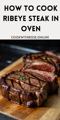 how to cook ribeye steak in oven