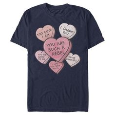 a t - shirt that says you are such a redhead with hearts on the chest