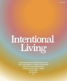 the cover of an international living magazine, featuring colorful swirls and white text on a yellow background