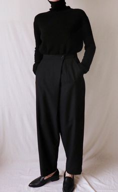 Lucca Pants Black 100% cotton maxi wrap pants | Etsy Elegant High Waist Pants With Side Pockets, Elegant High Waist Bottoms With Side Pockets, Evening Trousers With Pockets, Chic Formal Bottoms With Side Pockets, High Waist Bottoms With Pockets For Evening, Evening Tapered Leg Pants With Pockets, High-waist Evening Pants With Pockets, Elegant Bottoms With Side Pockets For Fall, Full Length Bottoms With Pockets For Evening