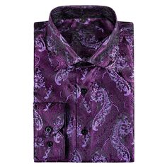 This is the perfect shirt for any man who wants to look stylish and sophisticated. The paisley print is elegant and timeless, and the shirt fits comfortably and looks great on anyone. Whether you're dressing up for a special event or just want to feel your best, this is the shirt for you. Handmade 100% Silk Paisley Dry Clean Only - 30-DAY MONEY-BACK GUARANTEE - Try it! If you don't love it, send it back. We offer free shipping on returns and exchanges. Take your time! You've got 30 days to decid