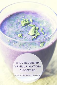 Healthy Beverages, Blueberry Smoothie, Inflammatory Foods, Wild Blueberries, Healthy Smoothie, Smoothie Shakes