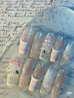 Korean Nail Art, Baddie Nails, Seasonal Nails, Nails Inspiration, Pretty Nails, Cute Nails