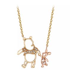 Winnie the Pooh and Piglet Diamond Necklace | shopDisney Winnie The Pooh And Piglet, Pooh And Piglet, Cute Winnie The Pooh, Disney Jewelry, Diamond Chain, Disney Winnie The Pooh, Girly Jewelry, Cute Disney, Pretty Jewellery