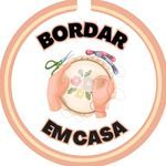 the logo for bordar emcasa is shown in pink and orange colors