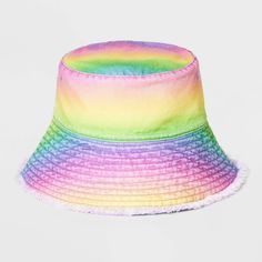 The Girls' Reversible Bucket Hat by art class™ offers a double dose of style with its vibrant rainbow hues and a chic reversible purple side. Made from sturdy cotton canvas, this midweight hat ensures lasting comfort for kids aged 5-12. The easy pull-on closure adds convenience, making it a versatile and practical accessory for any adventure. Make your kid’s wardrobe summer ready with this girl’s reversible bucket hat from art class. art class™: One-of-a-kind looks for the one and only you. Playful Multicolor Cotton Sun Hat, Multicolor Cotton Bucket Hat, One Size Fits Most, Multicolor Cotton Bucket Hat, One Size, Adjustable Multicolor Reversible Sun Hat, Multicolor Reversible Cotton Sun Hat, Reversible Multicolor Cotton Sun Hat, Fun Cotton Hat Reversible, Trendy Multicolor Bucket Hat, Fun Reversible Cotton Hat