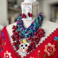 Clay Sugar Skull, Day Of The Dead Celebration, Mexican Colors, The Day Of The Dead, Wedding Themes Fall, Skull Makeup