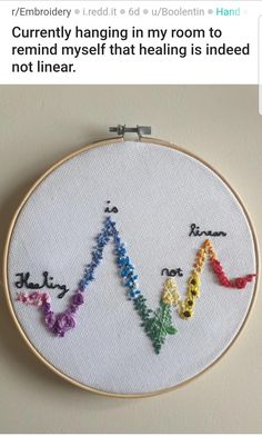 a cross stitch pattern on a white wall