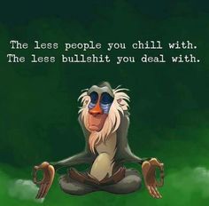 a cartoon monkey sitting in the middle of a green background with a quote on it