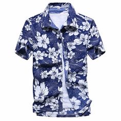 Men's Print Shirts Beach Short Sleeve Shirt men summer Shirts Tops Asian Size Size chart in the second photo Cheap Casual Hawaiian Shirt For Beach Season, Cheap Short Sleeve Hawaiian Shirt For Beach Party, Affordable Men's Hawaiian Button-up Shirt, Affordable Men's Button-up Hawaiian Shirt, Casual Patterned Affordable Hawaiian Shirt, Cheap Vintage White Hawaiian Shirt, Cheap Cotton Patterned Hawaiian Shirt, Cheap Patterned Cotton Hawaiian Shirt, Cheap Fitted Vintage Hawaiian Shirt