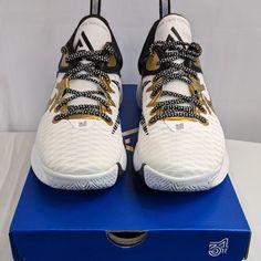 Nike Giannis Immortality Championship White Gold Black Mens Sz 11 Cz4099-100 New With Box Nike Giannis Immortality, Nike Air Max Trainers, Nike Air Max Command, Nike Air Uptempo, Giannis Immortality, Nike Vapormax Flyknit, Nike Id, Nike Pegasus, Nike Roshe Run