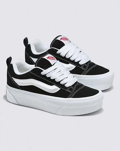 Vans Chunky Shoes, Puffy Vans, Vans Chunky, Chunky Vans, Sepatu Platform, 90s Silhouette, Vans Platform, Platform Vans, Tenis Vans